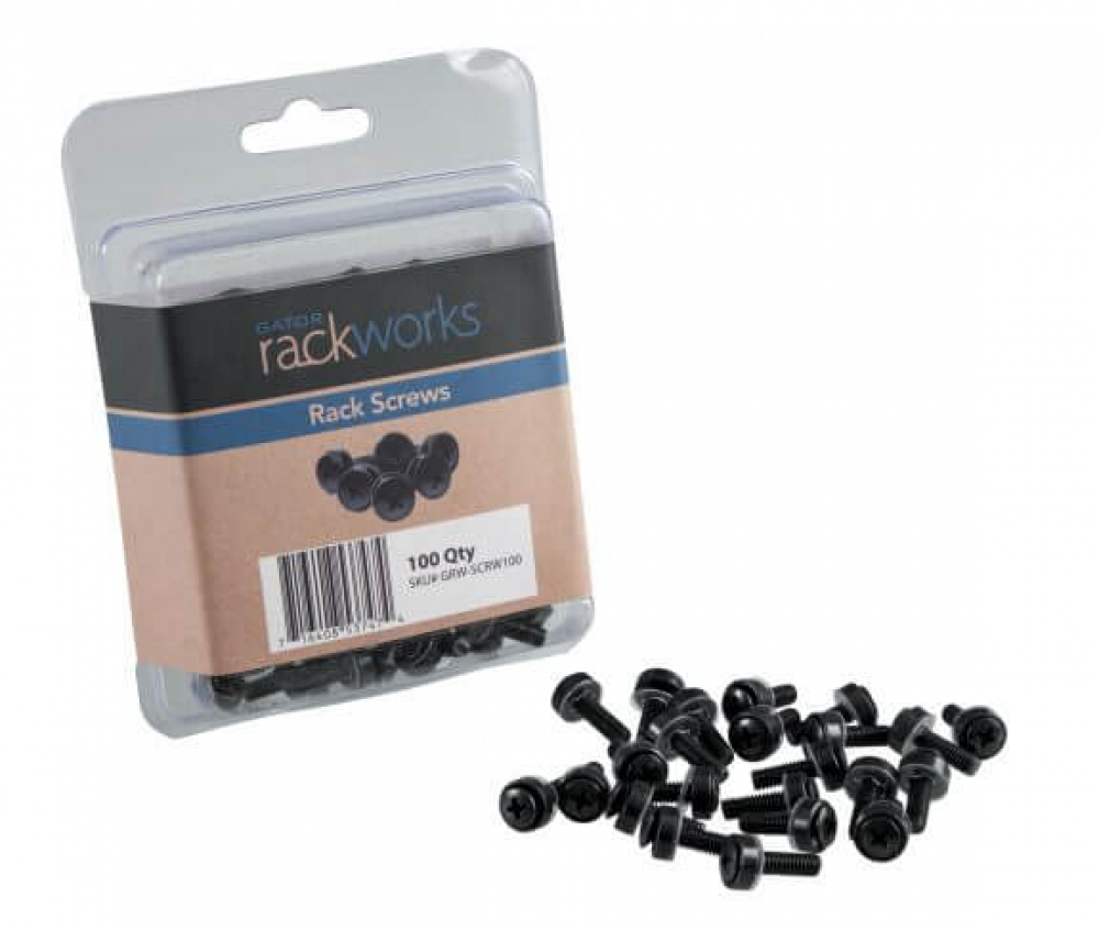 GRW-SCRW100 Rack Screws – 100 Pack