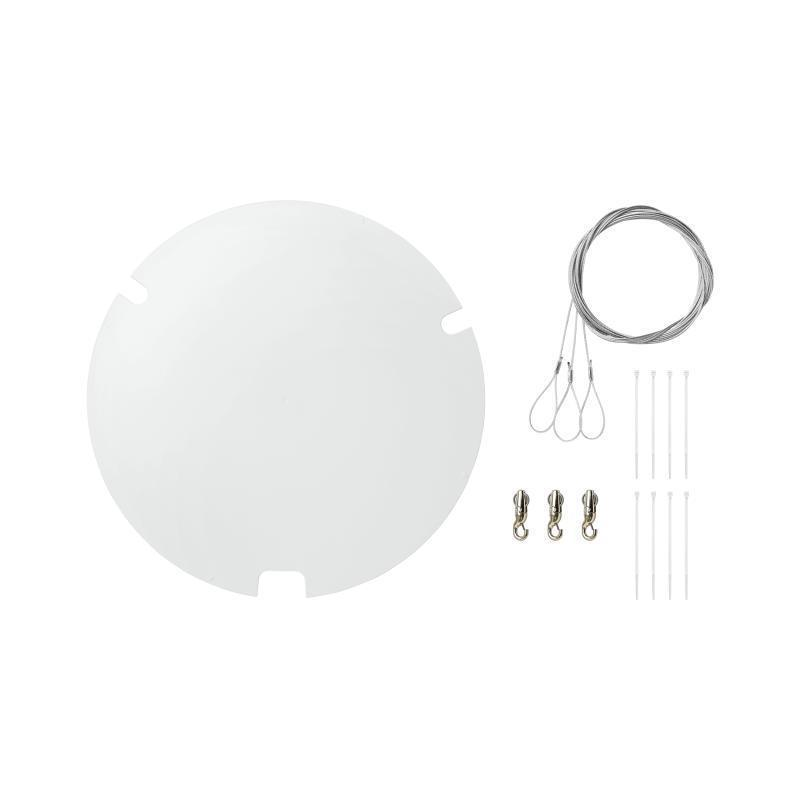 A900W-R-GM Gripple Mount Kit, Round, White Cover