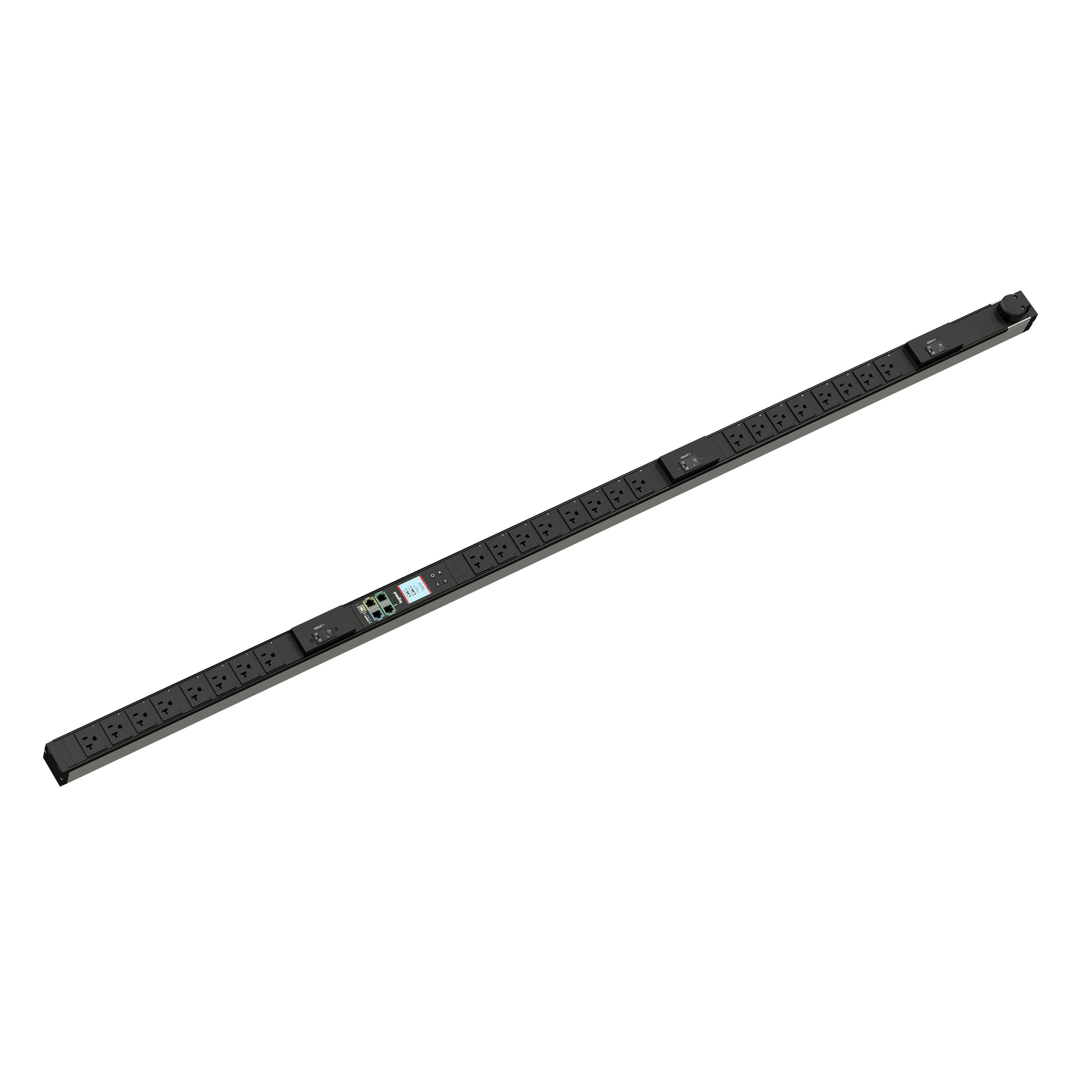 Middle Atlantic ZeroU Rack Mount PDU - 30 Amp, 24 Outlet Switched PDU - TAA Compliant