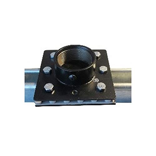 NB-UAIP Unistrut Pole Mount with Anti-Vibration Gasket - Black