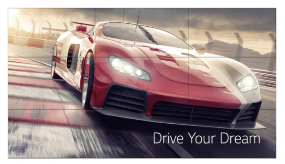 55'' 500 nits FHD Slim Bezel Video Wall