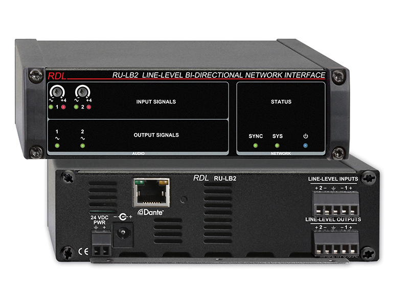 RU-LB2 Line-Level Bi-Directional Network Interface
