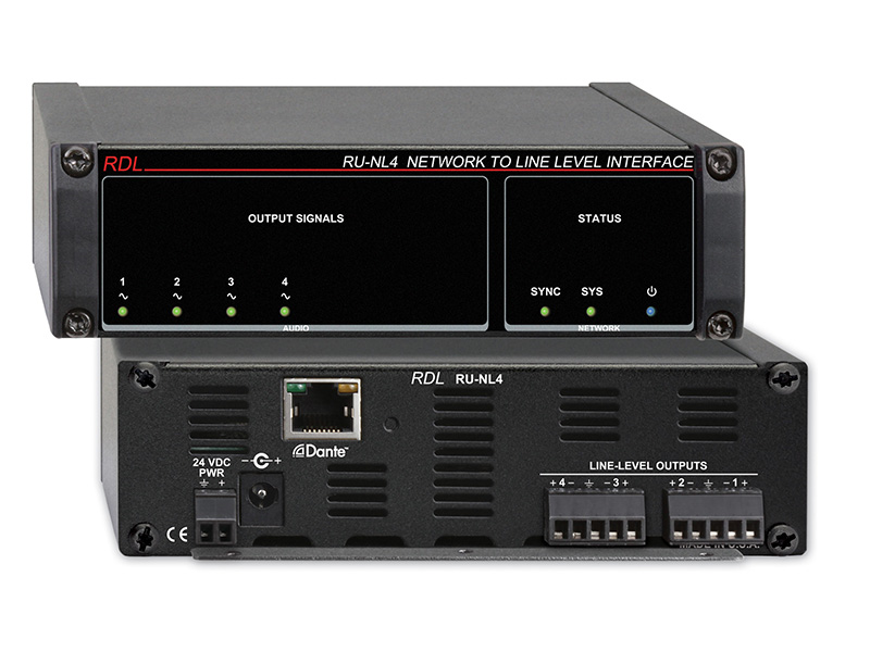 RU-NL4 Network to Line Level Interface