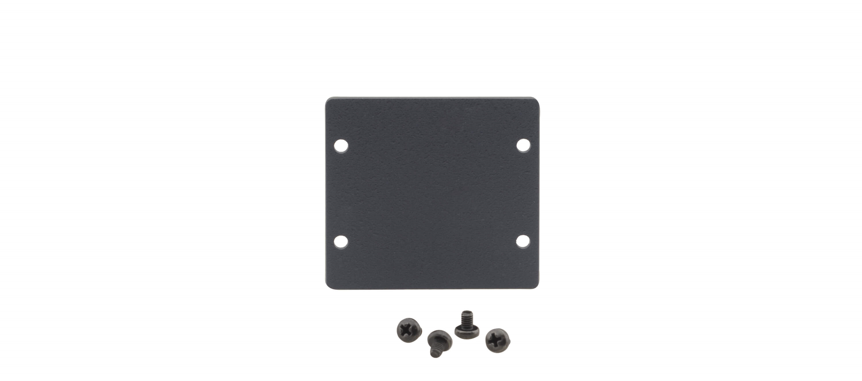 W-2BLANK(W) Wall Plate Double Insert Blank Cover - White