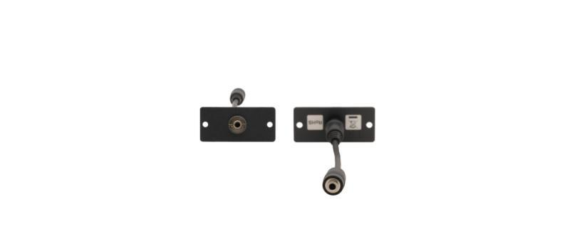 WA-1PN(B) Stereo Audio Wall Plate Insert